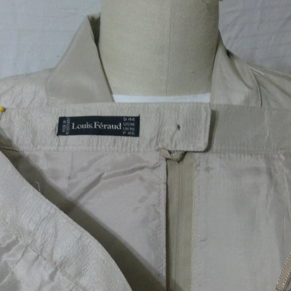 Louis Feraud Vintage Silk Skirt Suit Size 14 - Picture 8 of 15